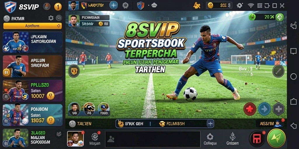 Tampilan screenshot gameplay Sportsbook 8SVIP yang menarik dan interaktif.