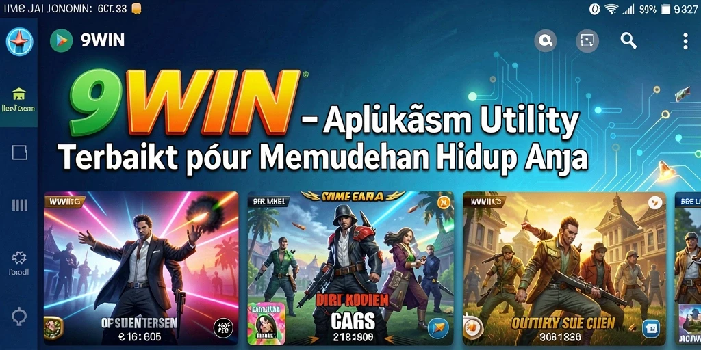 Tampilan utama aplikasi 9WIN yang memudahkan pengelolaan tugas.