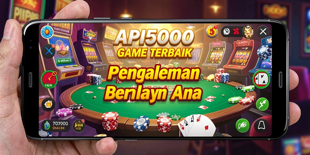 Tampilan screenshot API5000 menampilkan grafis permainan Kasino yang menawan.