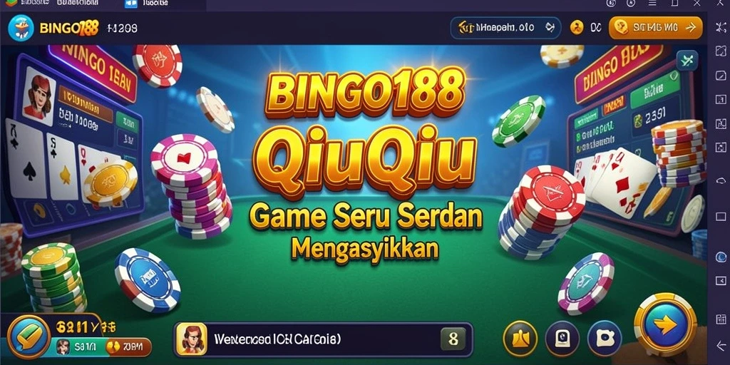 Tampilan gameplay seru BINGO188 yang penuh tantangan QiuQiu.