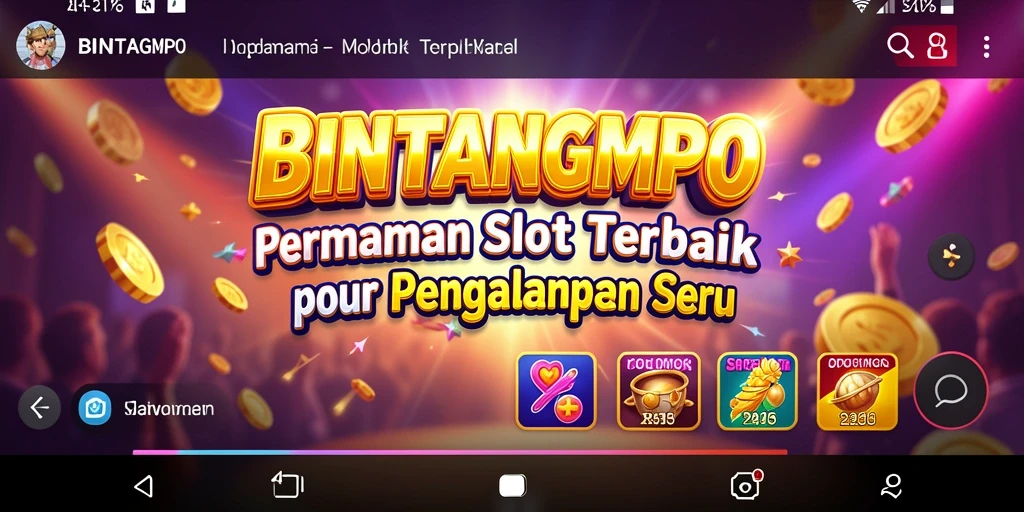 Screenshot gameplay menarik dari BINTANGMPO Slot.