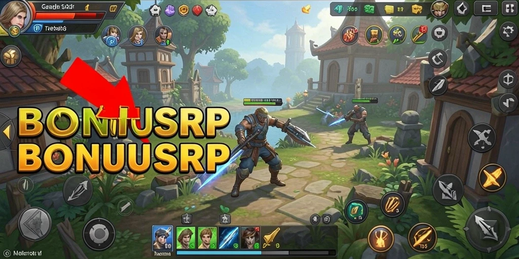 Tampilan gameplay BONUSRP yang menarik dan seru.