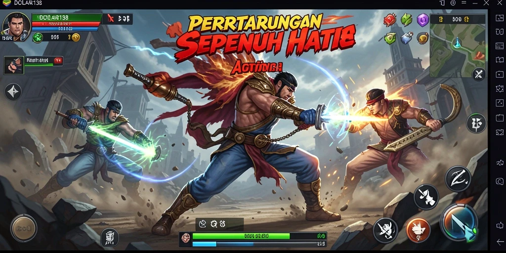 Tampilan gameplay Action yang memukau dalam DOLAR138.