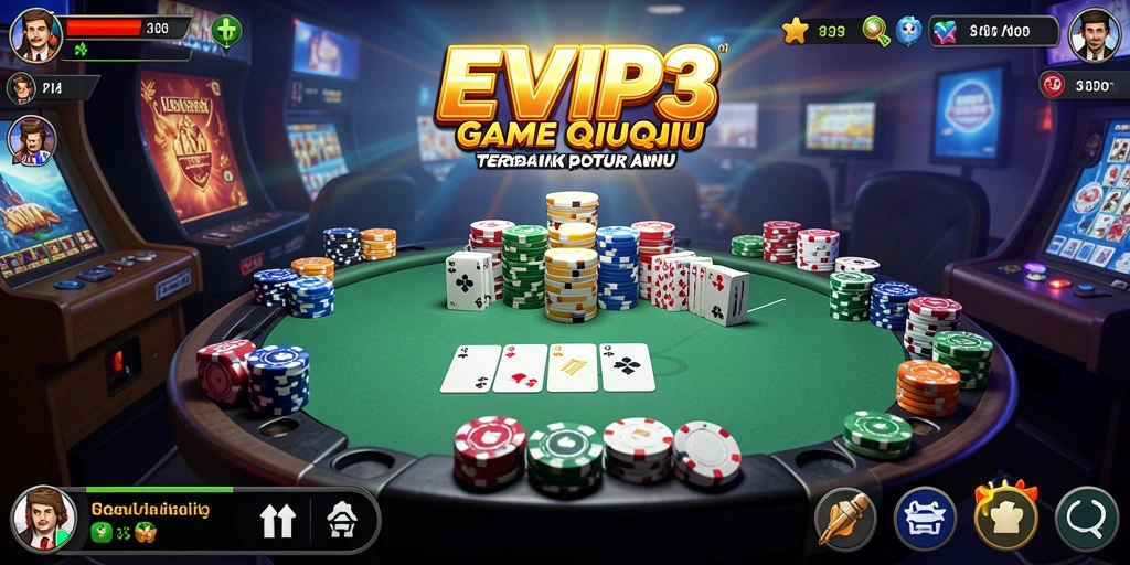 Tampilan gameplay QiuQiu yang seru dan menarik.