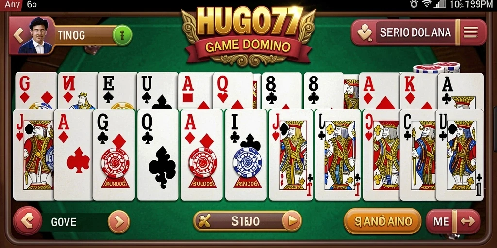 Tampilan gameplay menarik dari HUGO77 yang penuh aksi.