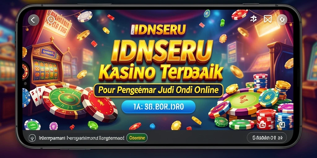 Screenshot utama IDNSERU menampilkan gameplay kasino yang mengasyikkan.