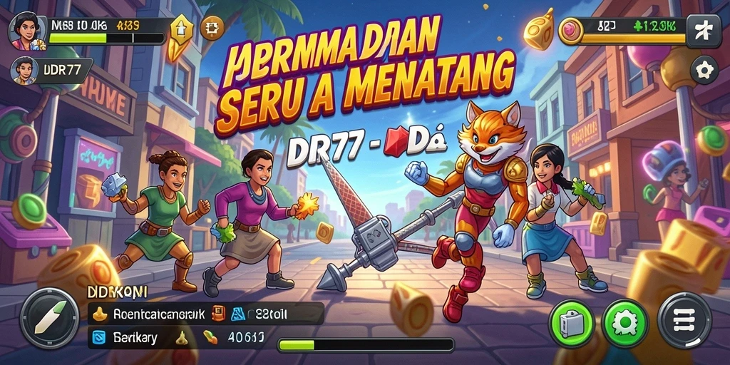 Screenshot IDR77 menunjukkan pemain sedang menikmati gameplay Arcade yang seru.