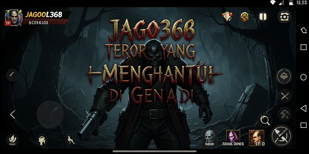 Tangkapan layar gameplay JAGO368 menampilkan suasana mencekam dan menakutkan.