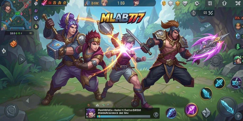 Screenshot gameplay MLBB777 yang menampilkan aksi seru dalam olahraga.