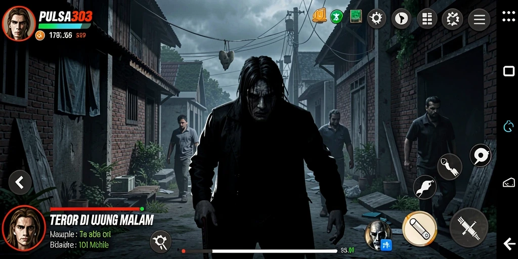 Screenshot gameplay PULSA303 menampilkan momen ketegangan yang mendebarkan.