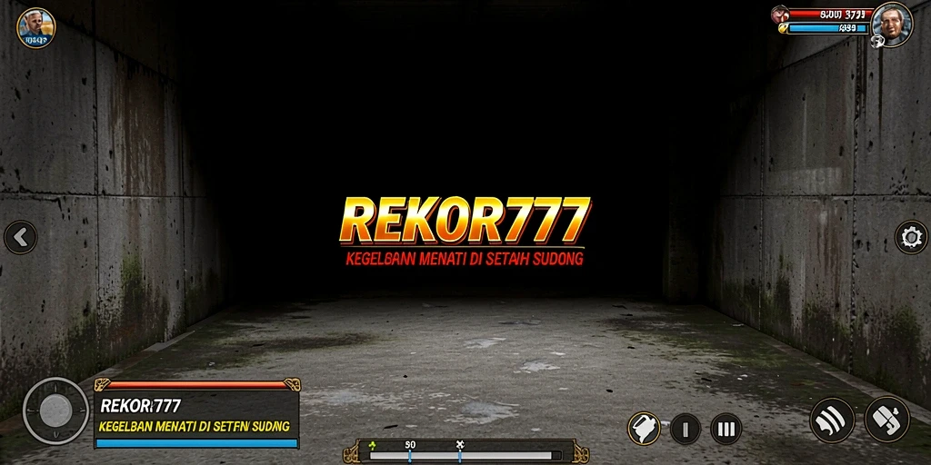 Gameplay menyeramkan dengan efek visual yang mencekam di REKOR777.