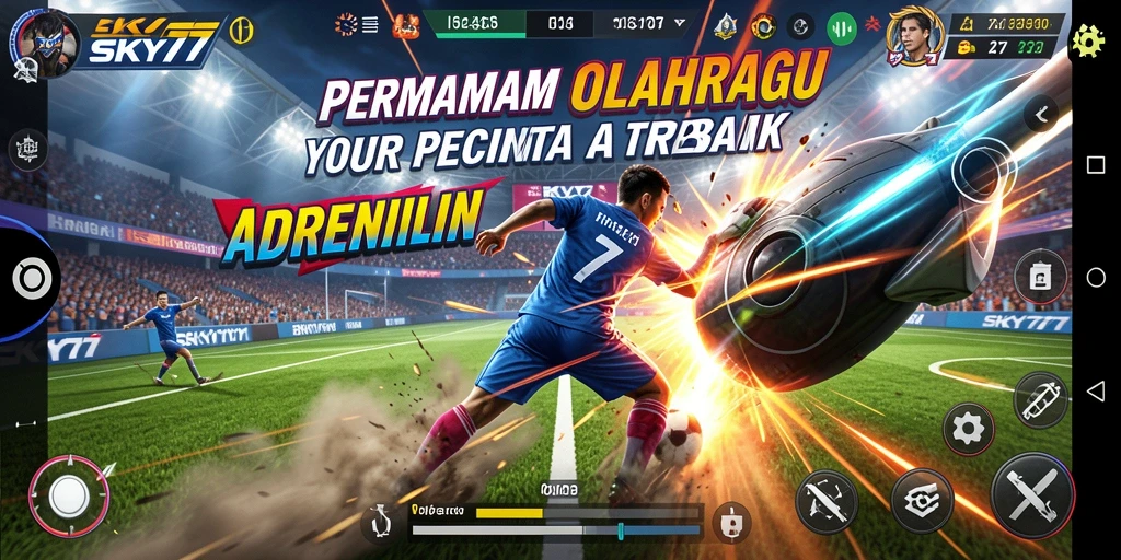 Tangkapan layar gameplay <strong>SKY77</strong> yang menampilkan aksi seru dan atlet berbakat.