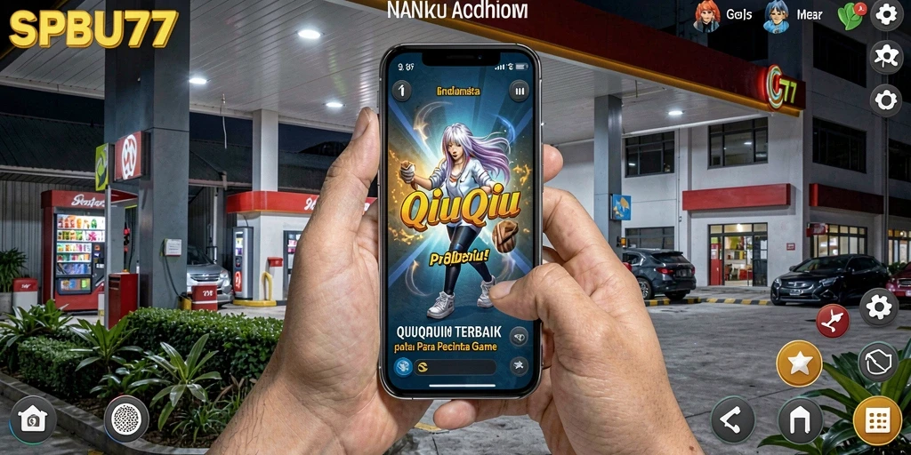 Tampilan gameplay SPBU77 yang seru dan menantang.
