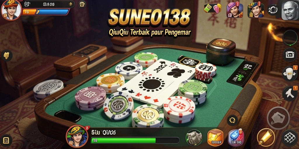 Tampilan menarik dari permainan QiuQiu SUNEO138 yang seru.