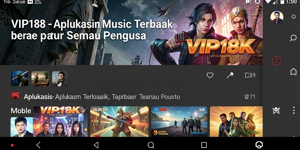 Screenshot gameplay VIP188 yang menampilkan antarmuka pengguna yang menarik.