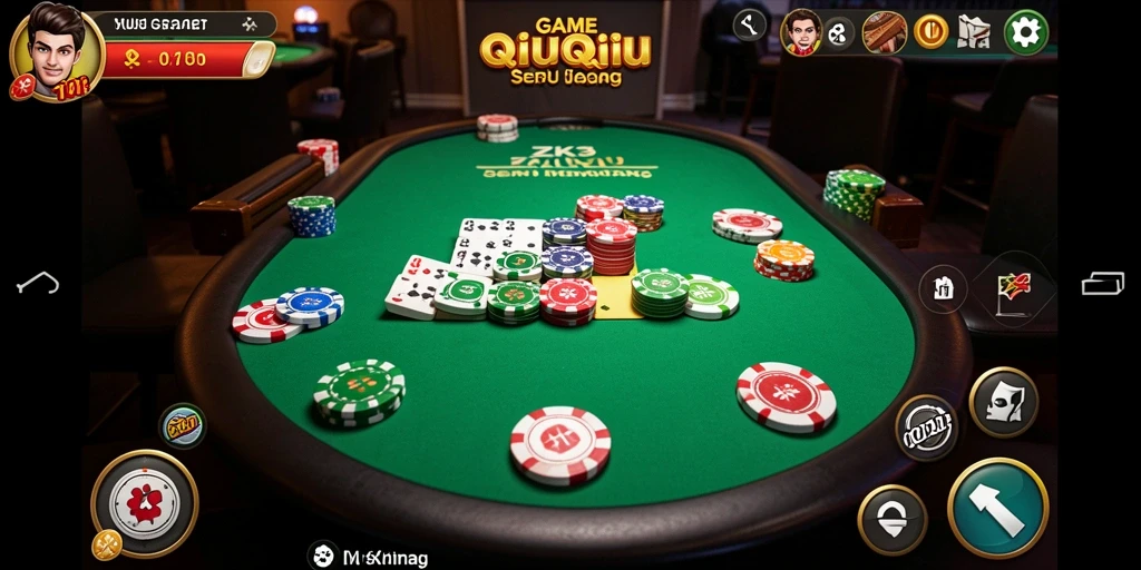 Tampilan gameplay menarik dari ZK3 yang menampilkan aksi QiuQiu.